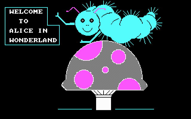 Alice in Wonderland, Freeware 1989 cover art