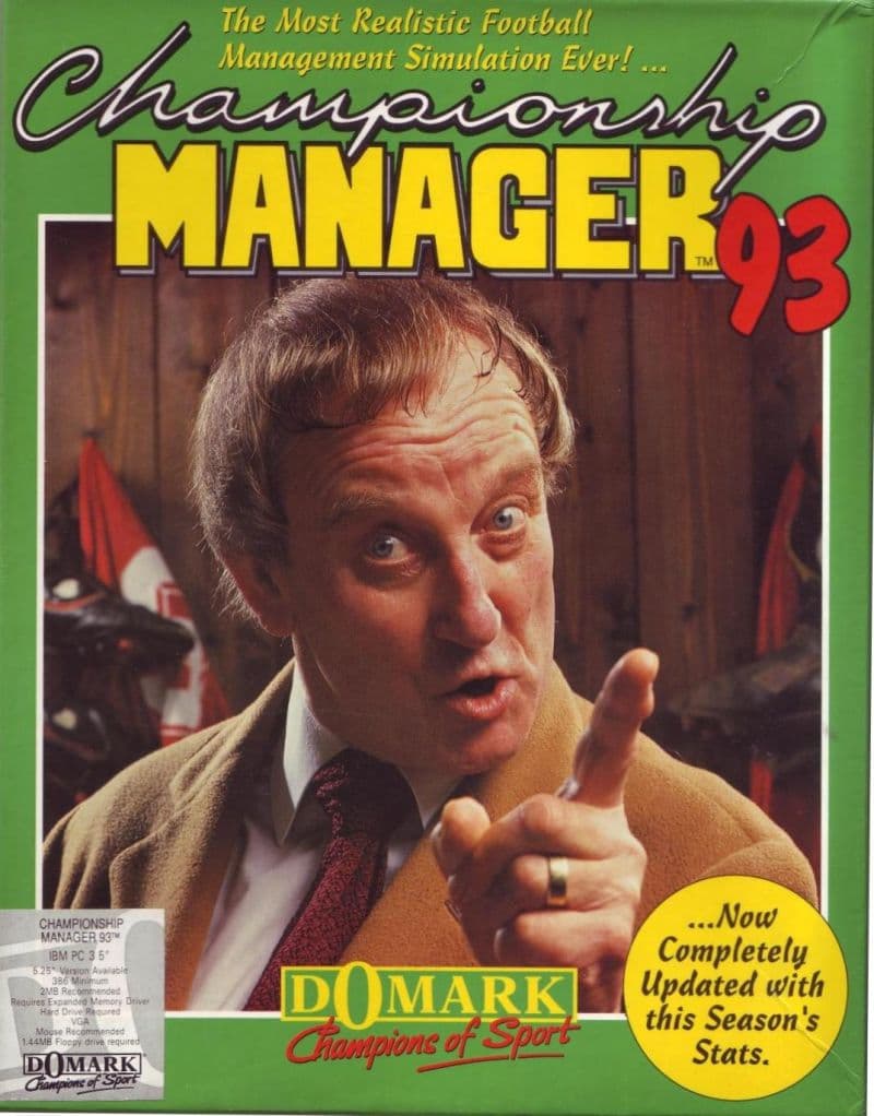Championship Manager 93/94, 1993 cover art
