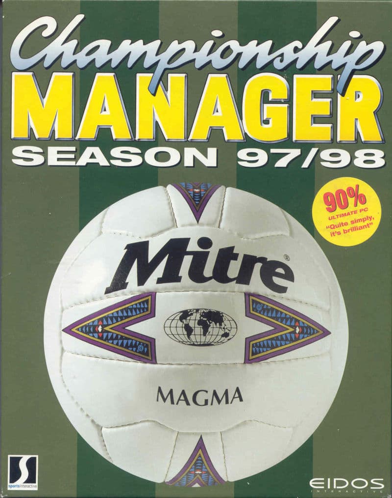 Championship Manager: Season 97/98, 1997 cover art