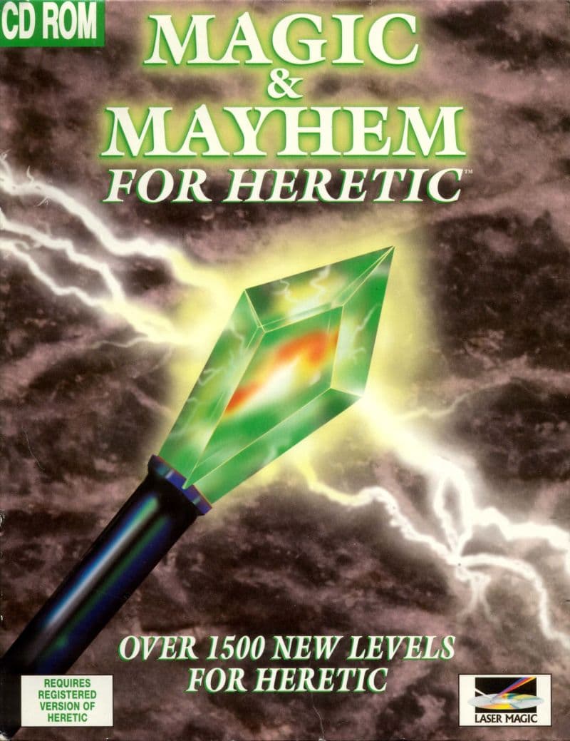 Magic & Mayhem for Heretic, 1995 cover art