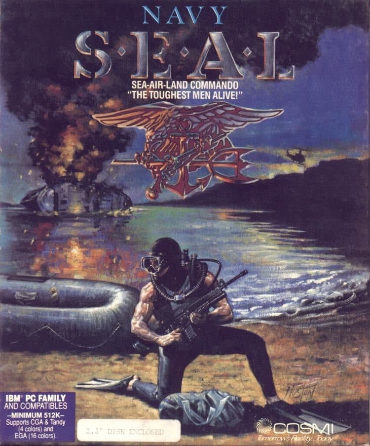 Navy Seal, Cosmi Corporation 1989 cover art
