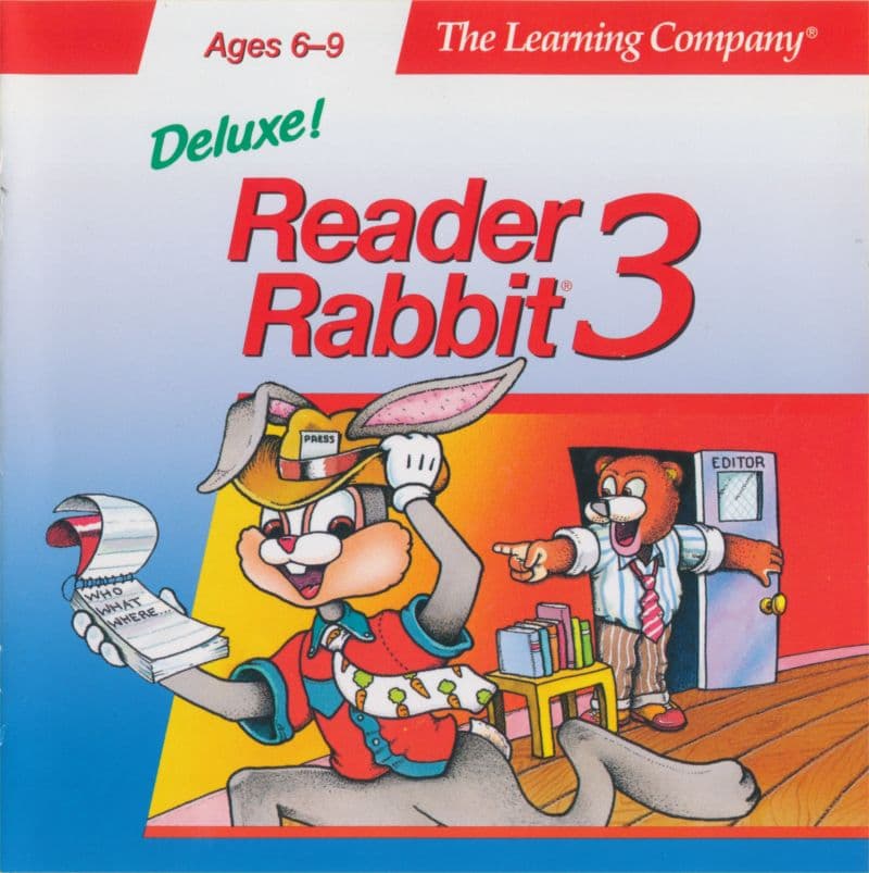 Reader Rabbit 3, The Learning Company, Inc. 1993 cover art
