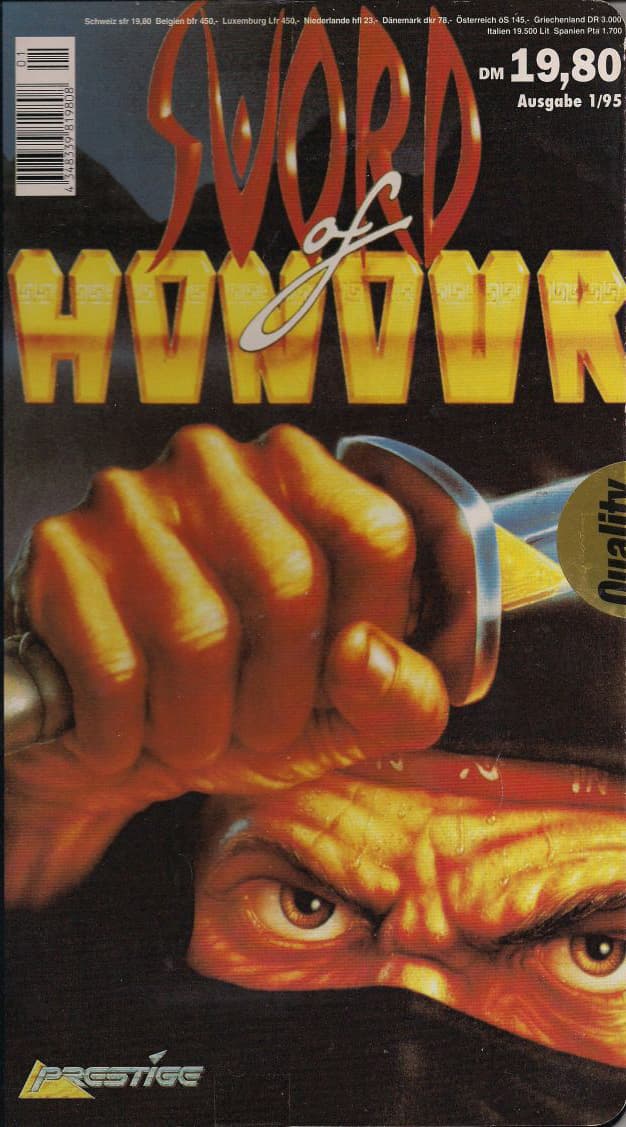 Sword of Honour, Prestige Softwareentwicklung GmbH 1993 cover art