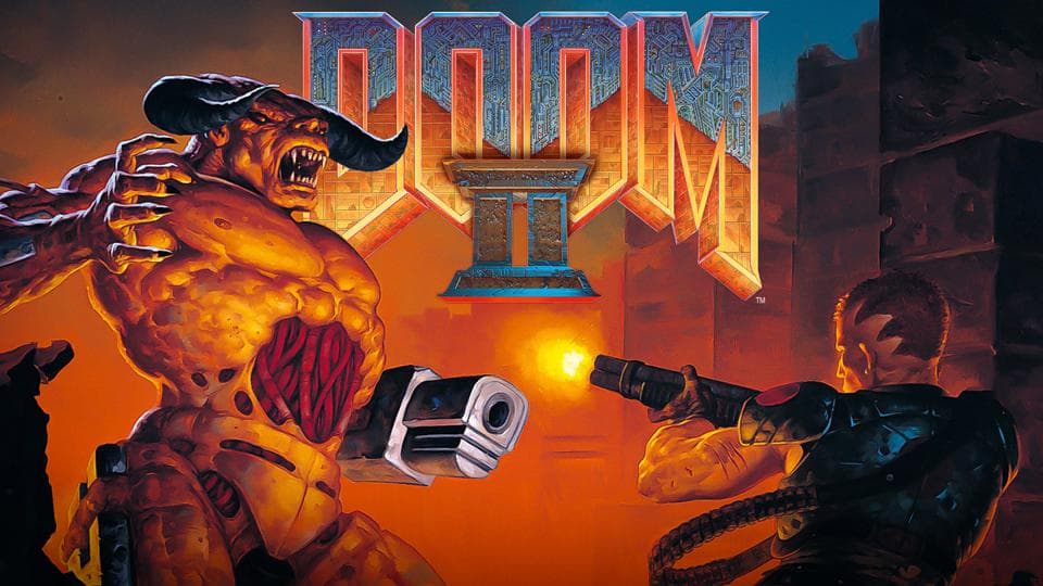 DOOM II: Hell on Earth, GT Interactive Software Corp. 1994 cover art
