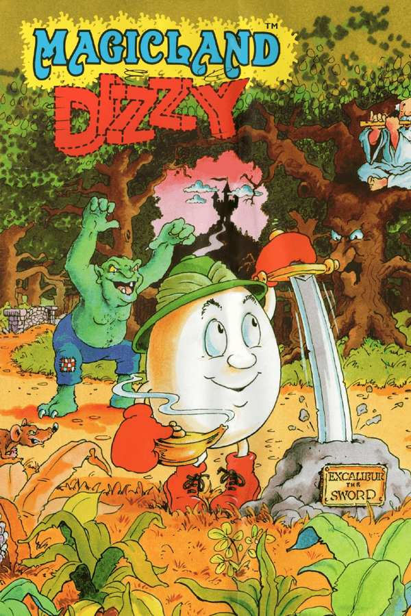 Magicland Dizzy, Codemasters 1993 cover art
