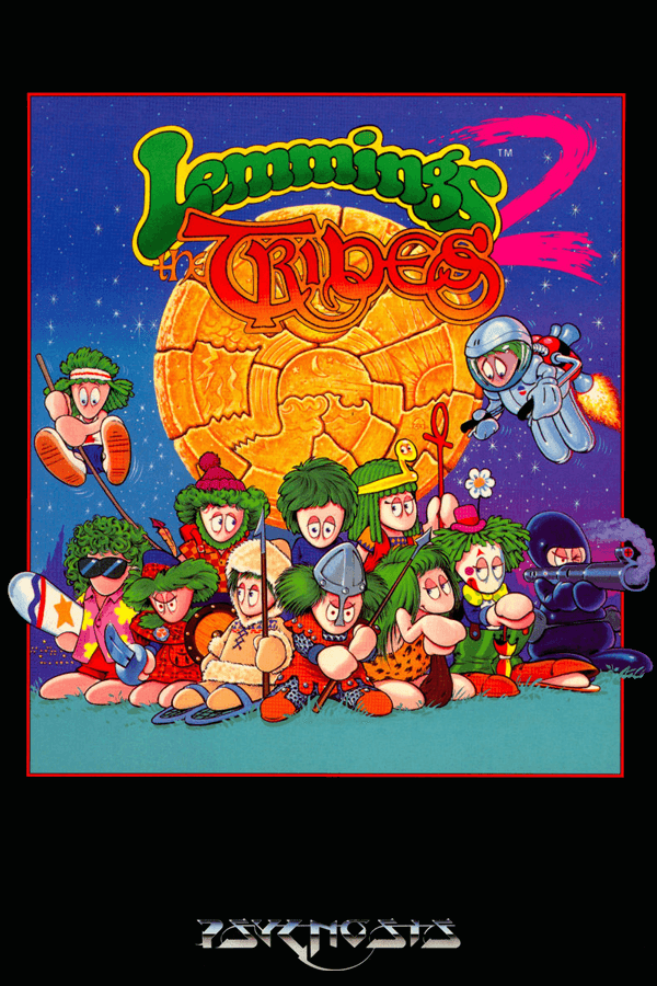 Lemmings 2: The Tribes, Psygnosis Limited 1993 cover art