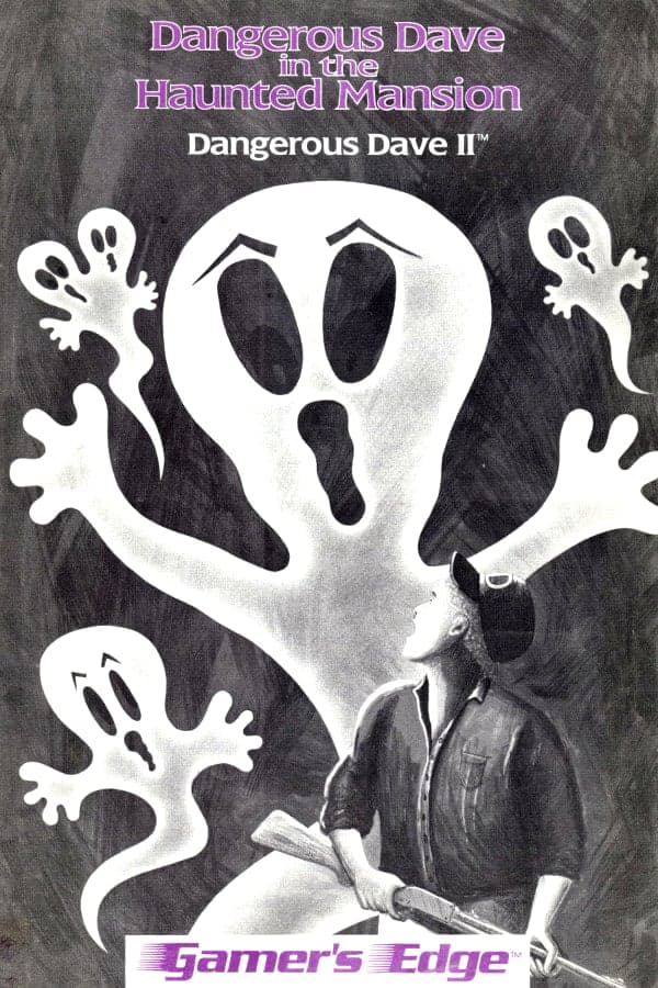 Dangerous Dave in the Haunted Mansion, Softdisk Publishing 1991 cover art