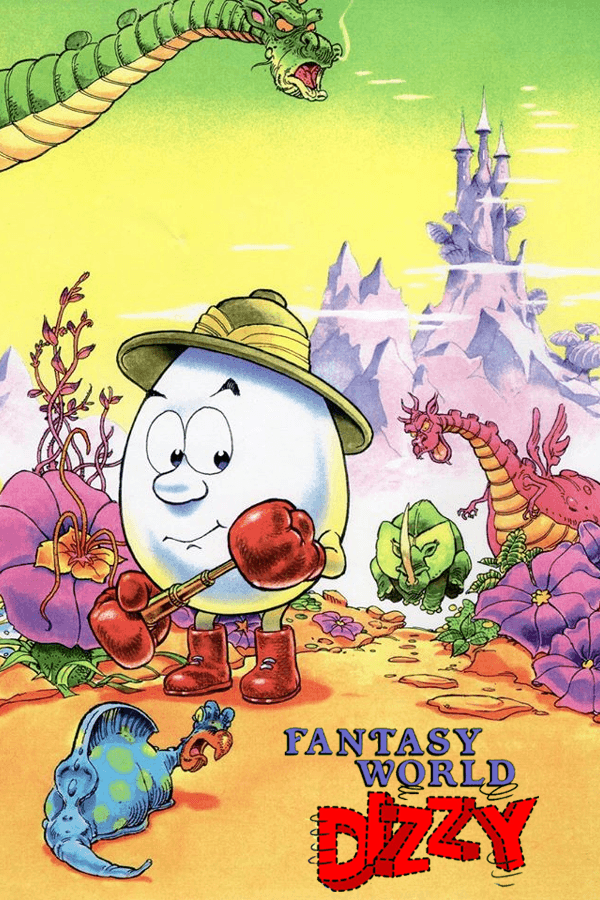 Fantasy World Dizzy, Codemasters 1991 cover art
