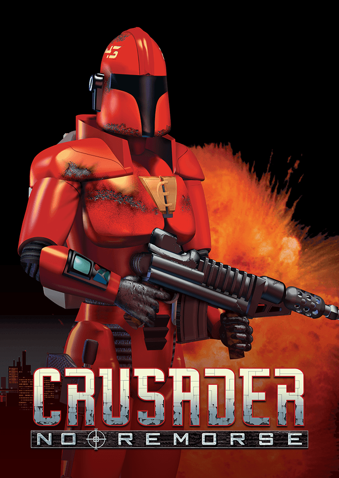Crusader: No Remorse, Electronic Arts, Inc. 1995 cover art