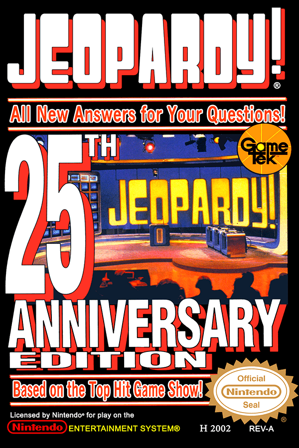 Jeopardy! 25th Anniversary Edition, GameTek, Inc. 1989 cover art