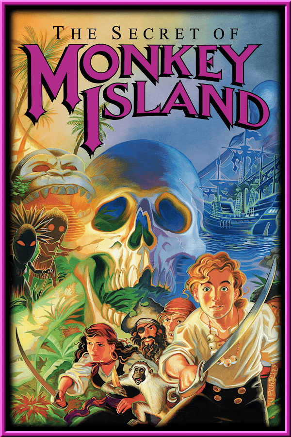 The Secret of Monkey Island, LucasArts Entertainment Company, LLC 1990 cover art