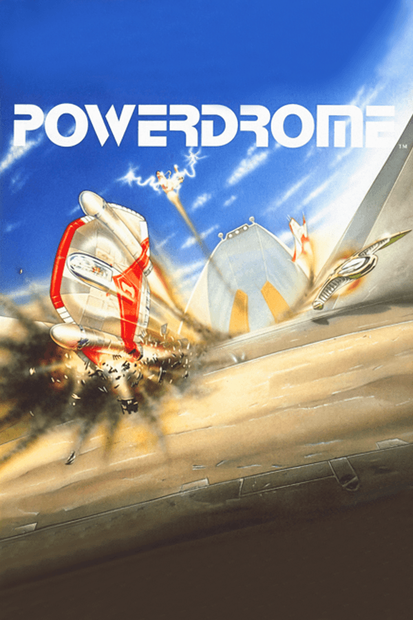 Powerdrome, Electronic Arts, Inc. 1990 cover art
