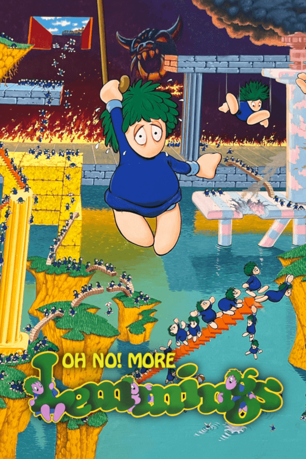 Oh No! More Lemmings, 1991 cover art