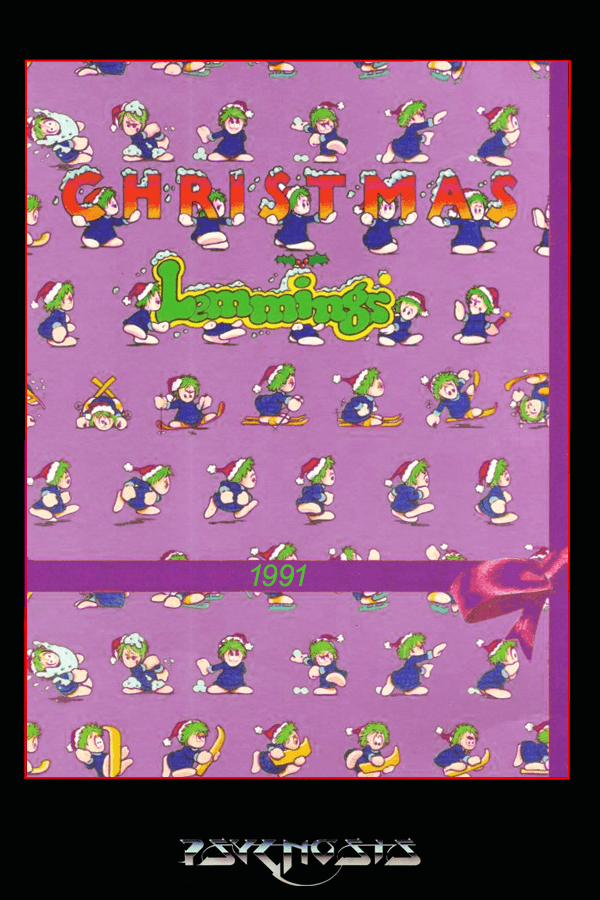 Xmas Lemmings 1991, 1991 cover art
