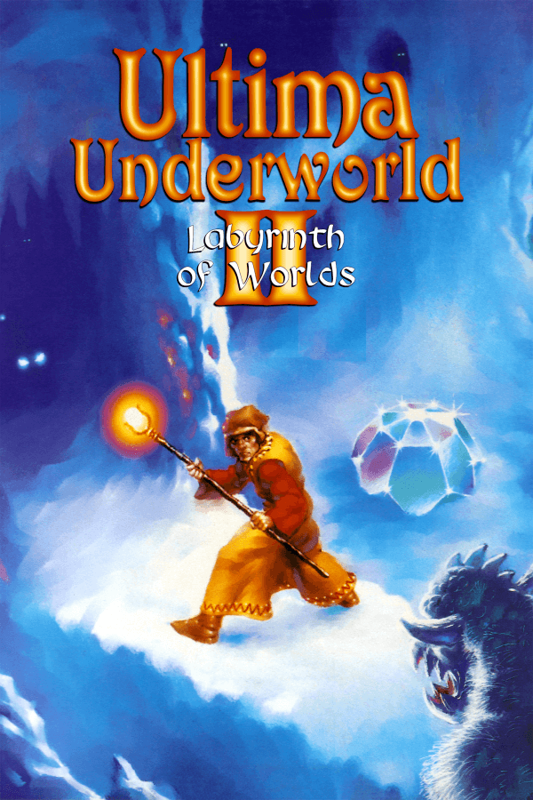 Ultima Underworld II: Labyrinth of Worlds, ORIGIN Systems, Inc. 1993 cover art