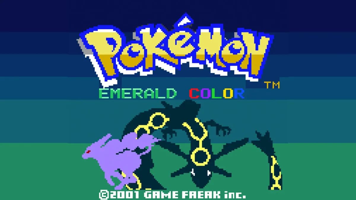 Pokémon Emerald Is Getting A Demake For The GAME BOY Color