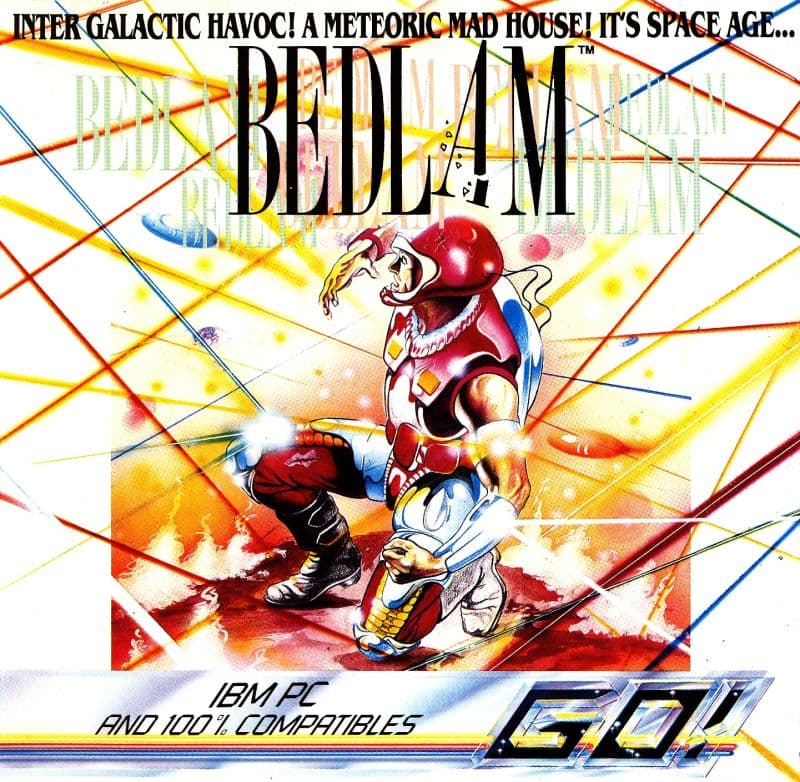 Bedlam (1988), GO! Media Holdings Ltd. 1988 cover art