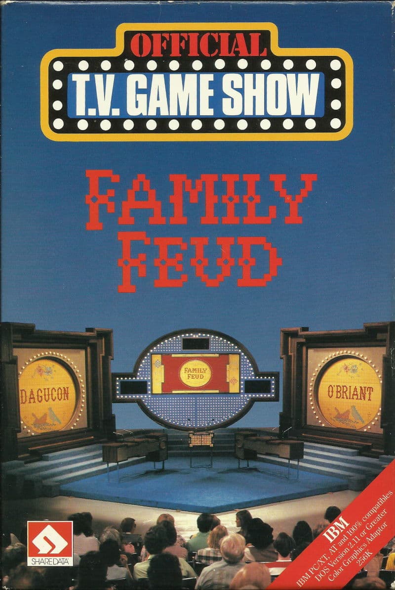 Family Feud, ShareData, Inc. 1987 cover art