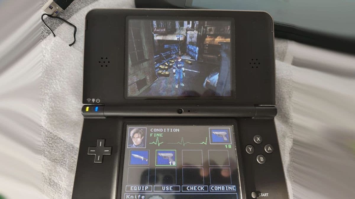 A homebrew project is porting Resident Evil 2 to the Nintendo DS