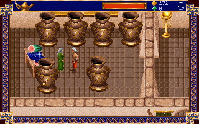 Combat sequence against enemies in a desert environment