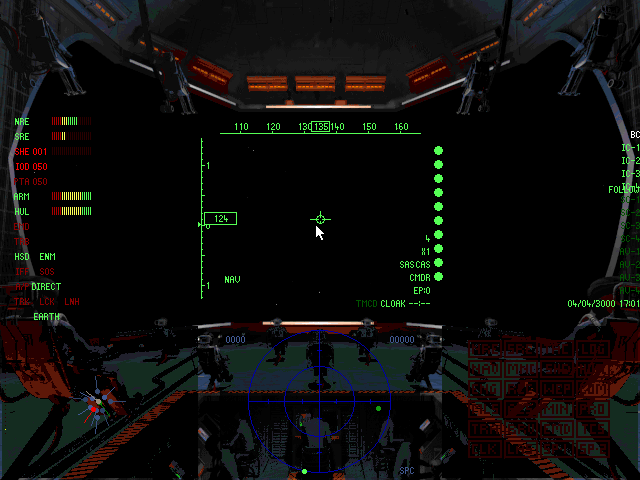 Tactical map displaying planetary orbits and navigation vectors