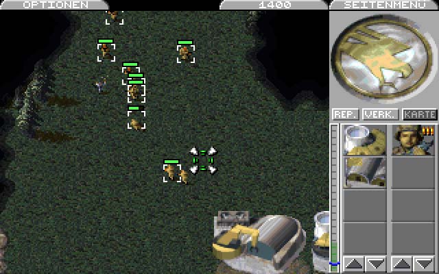 A Global Defense Initiative base under construction in Command & Conquer