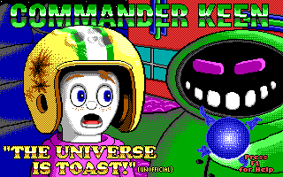 Level map navigation in Commander Keen 7