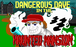 Dave exploring a level with secret items