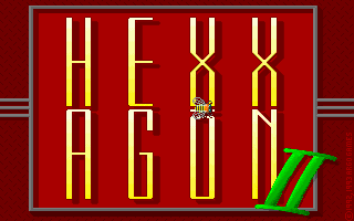 Board configuration setup menu in Hexxagon II