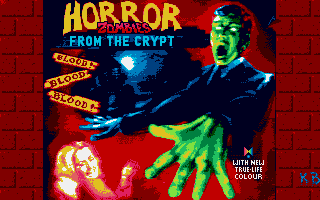 Enemies blocking a narrow corridor in Horror Zombies from the Crypt