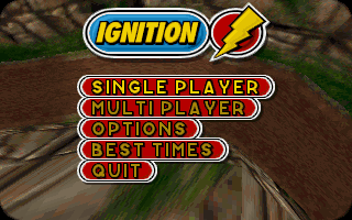 Overview of a track section featuring alternative routes