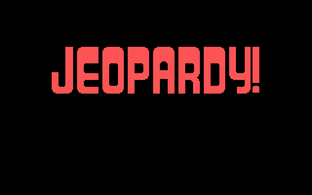 Jeopardy! clue and text entry