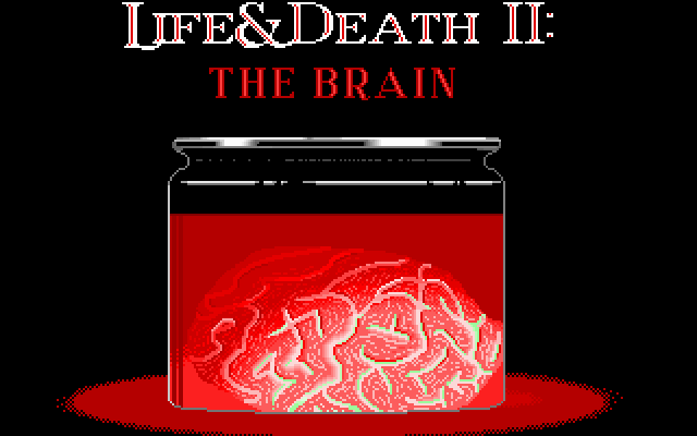 Surgical screen showing brain surgery tools and patient vitals