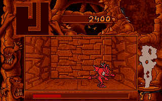 Mutt navigating a hallway in Litil Divil