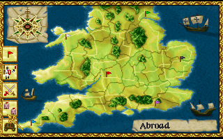 Seasonal management and land map in Lords of the Realm