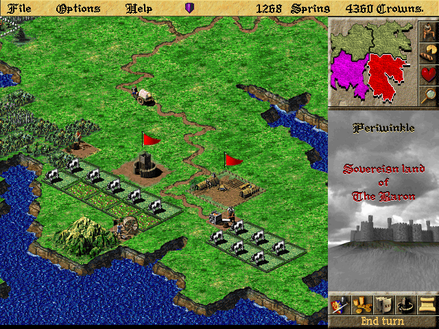Lords of the Realm II — Play game online · DOS GAMES