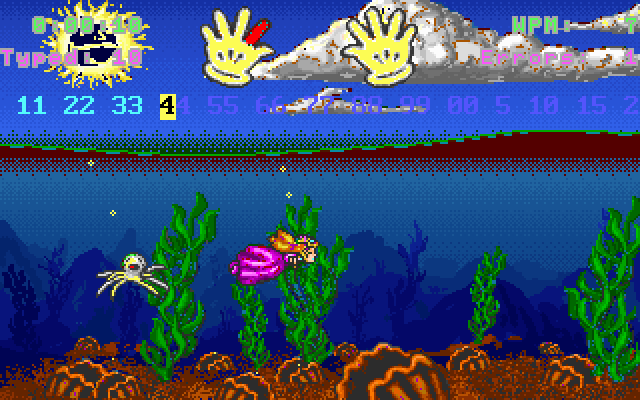 Mario running past labeled obstacle blocks