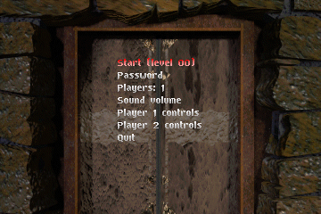 Archaeologist character near elevators and switches in a multi-story chamber