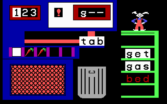 Reader Rabbit word factory gameplay