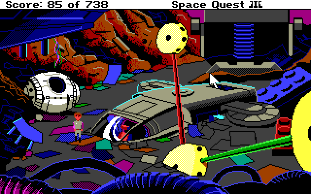 Roger Wilco navigating space environments