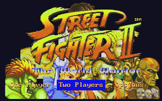 Zangief and Guile fighting in a custom background arena
