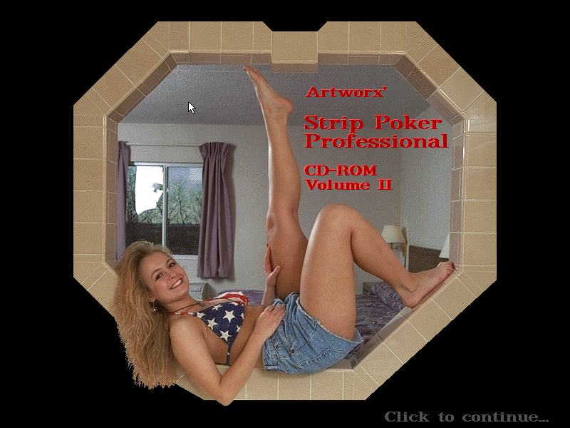 Card selection interface in Strip Poker Professional Volume II