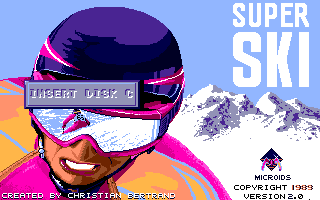 SuperSki ski jump event screen
