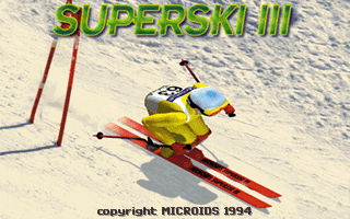 Ski jump event view from behind the athlete