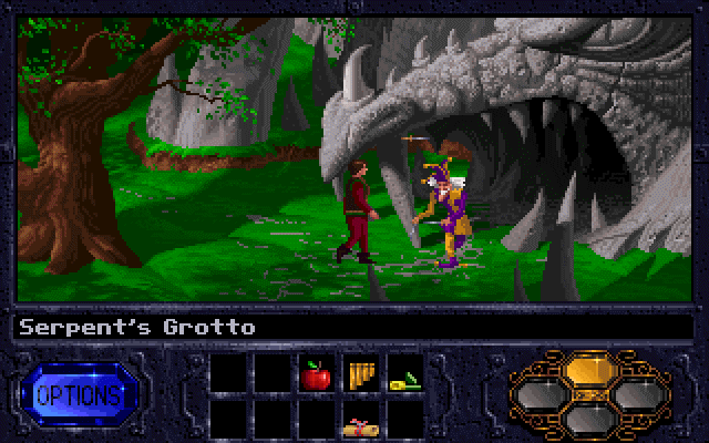 Brandon standing in the forest near a tree and inventory bar