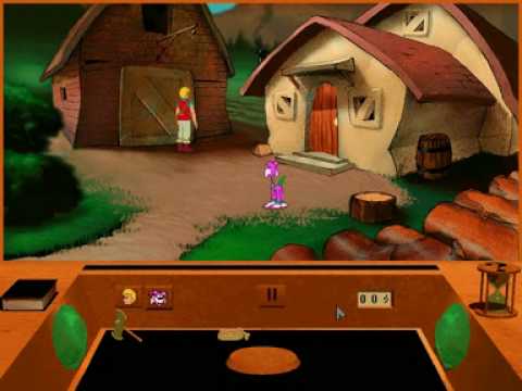 Dialogue scene showcasing animated characters in Torin's Passage