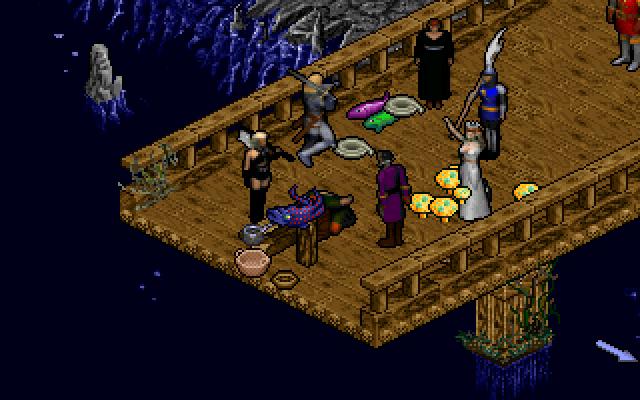 Interior spellcasting setup with candles and reagents